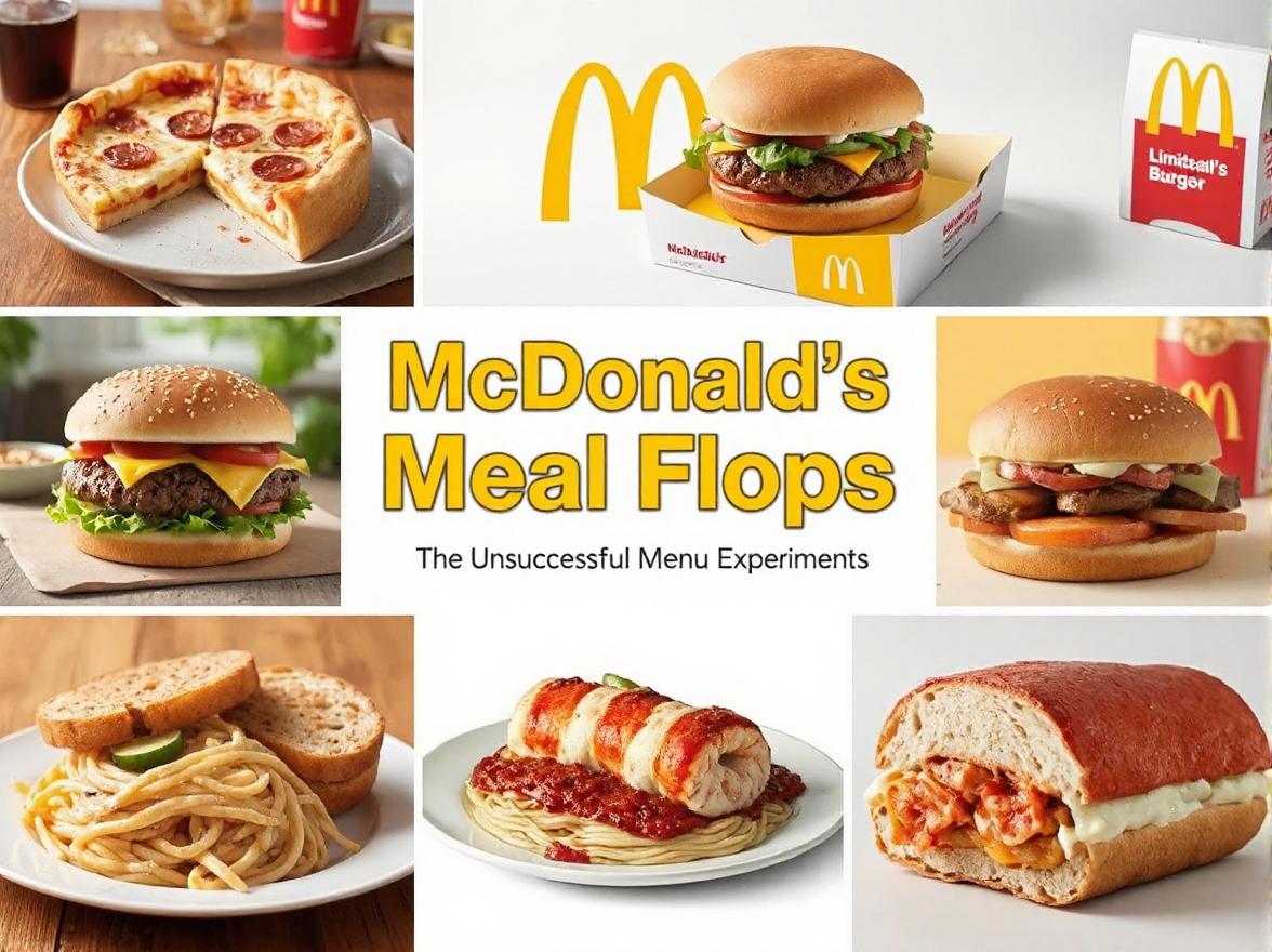 McDonald's Limited Meal Flops: The Unsuccessful Menu Experiments