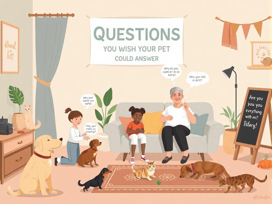 Questions You Wish Your Pet Could Answer: Decoding Their Behavior