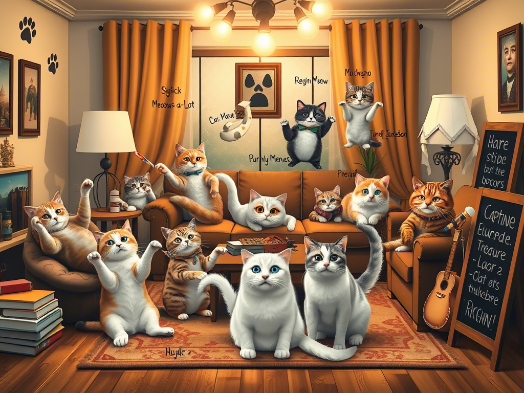 Top 10 Best Pun-based Names for a Pet Cat