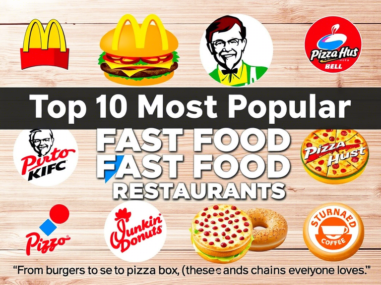 Top 10 Most Popular Fast Food Restaurants: The Best Chains to Satisfy Your Cravings