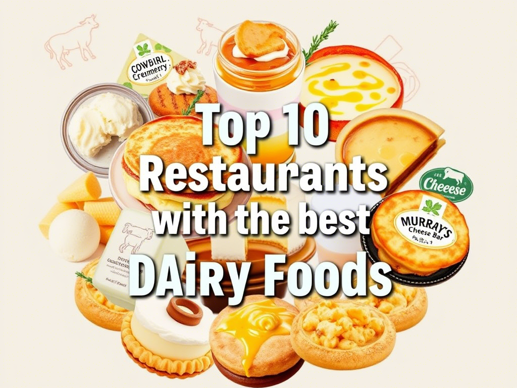 Top 10 Restaurants with the Best Dairy Foods