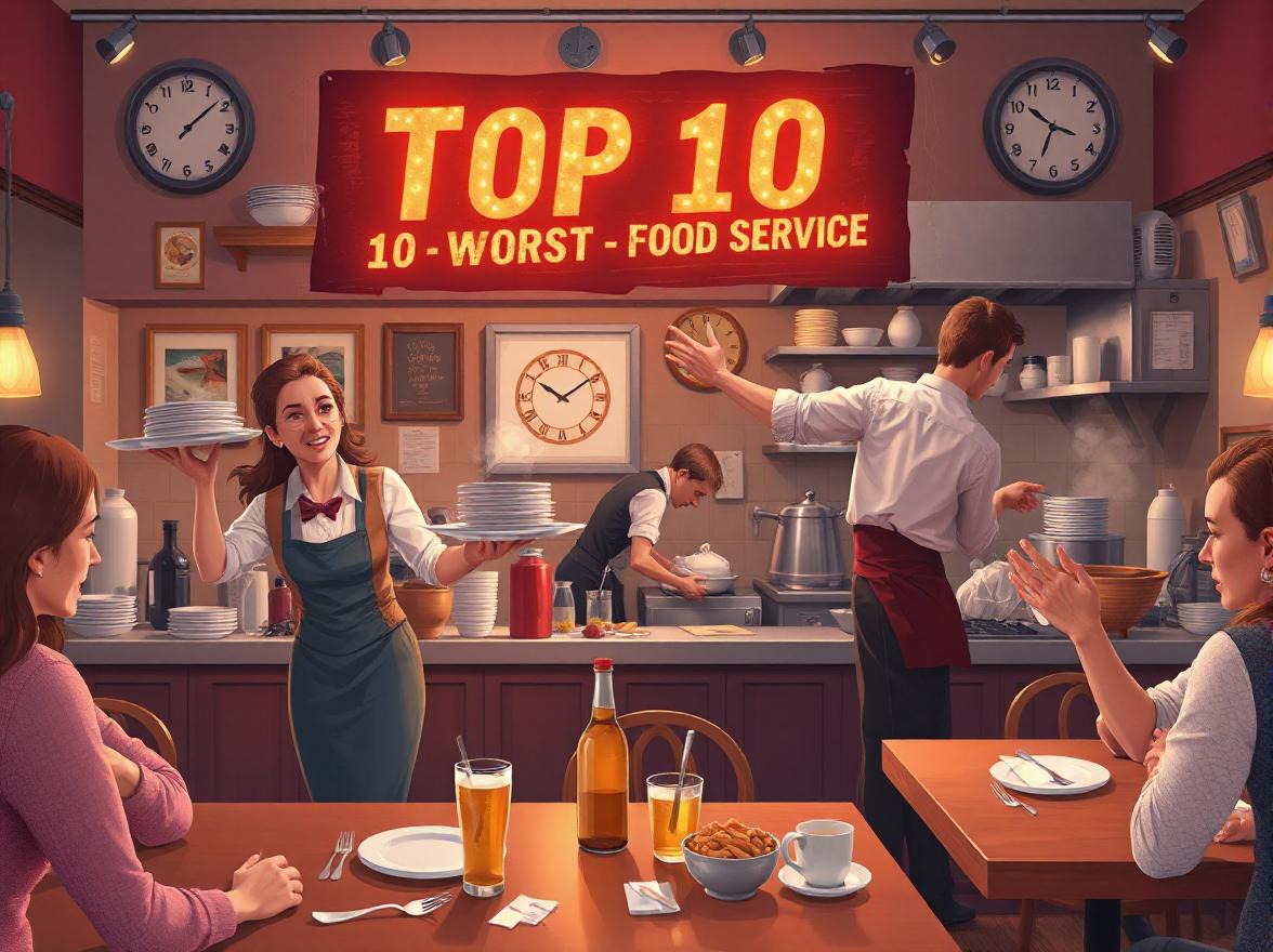 Top 10 Worst Parts About Working In Food Service