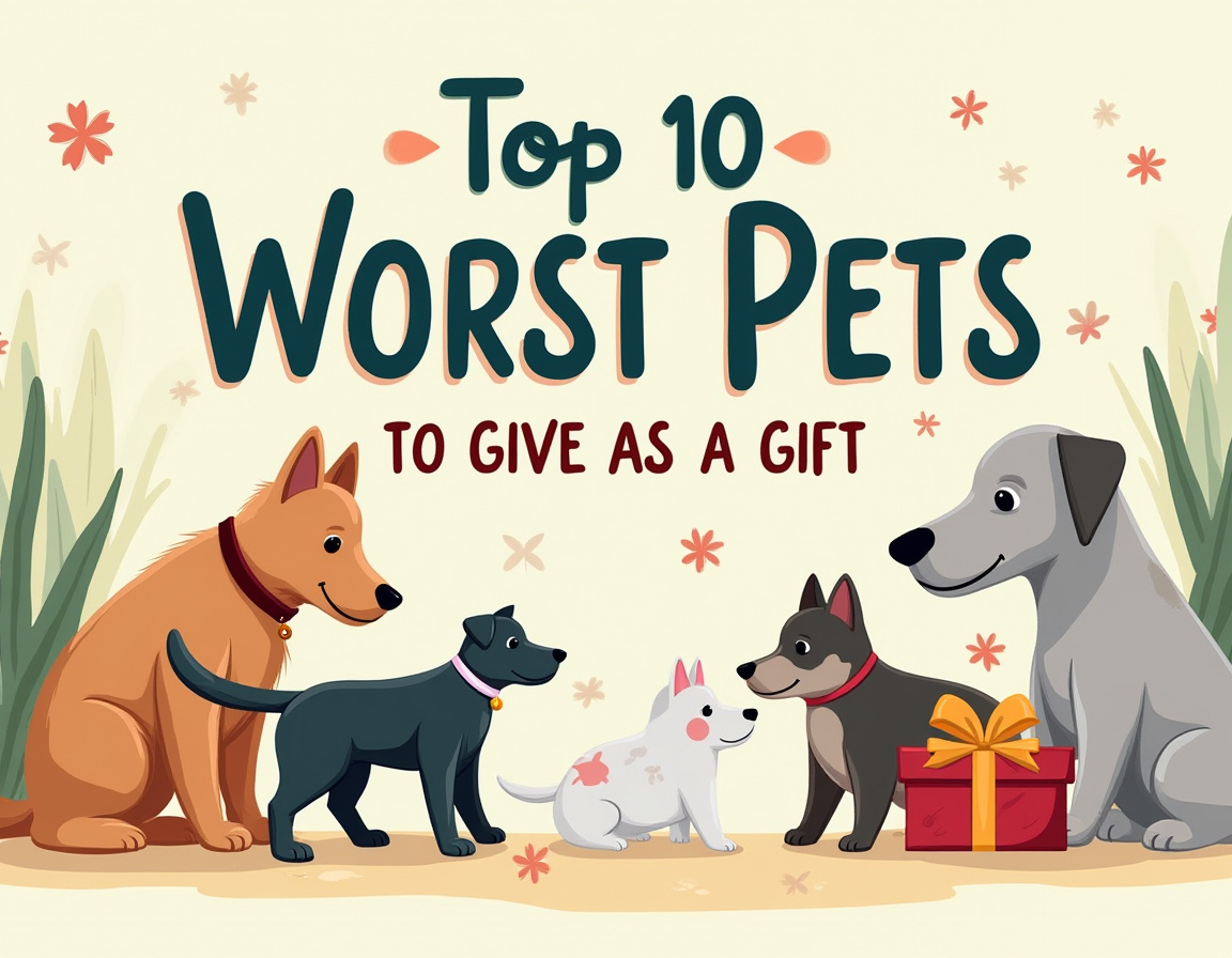 Top 10 Worst Pets to Give As a Gift