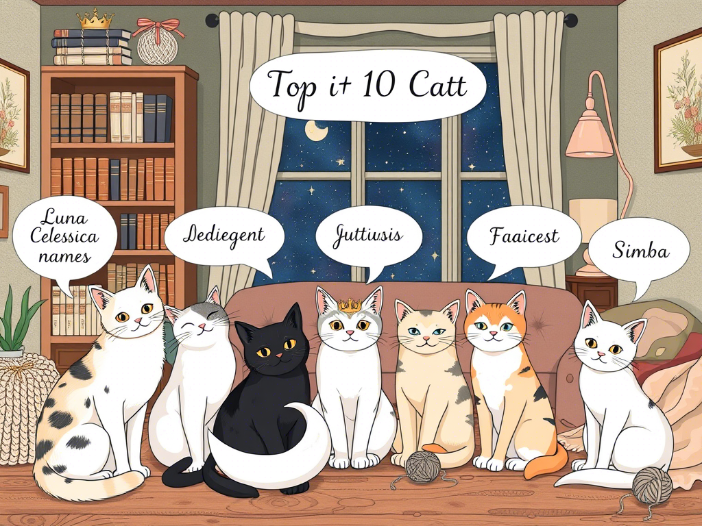 Top 10 Best Cat Names for Your Furry Friend