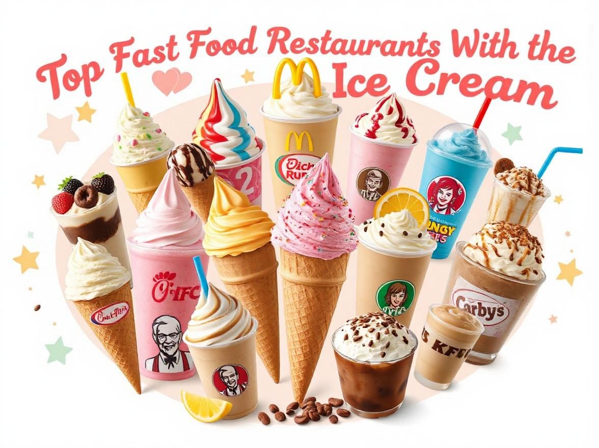 Top 10 Fast Food Restaurants With the Best Ice Cream