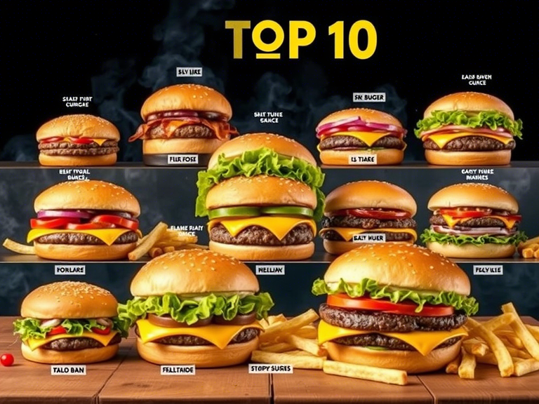 Top 10 Fast Food Restaurants with the Best Burgers | Best Burger Chains