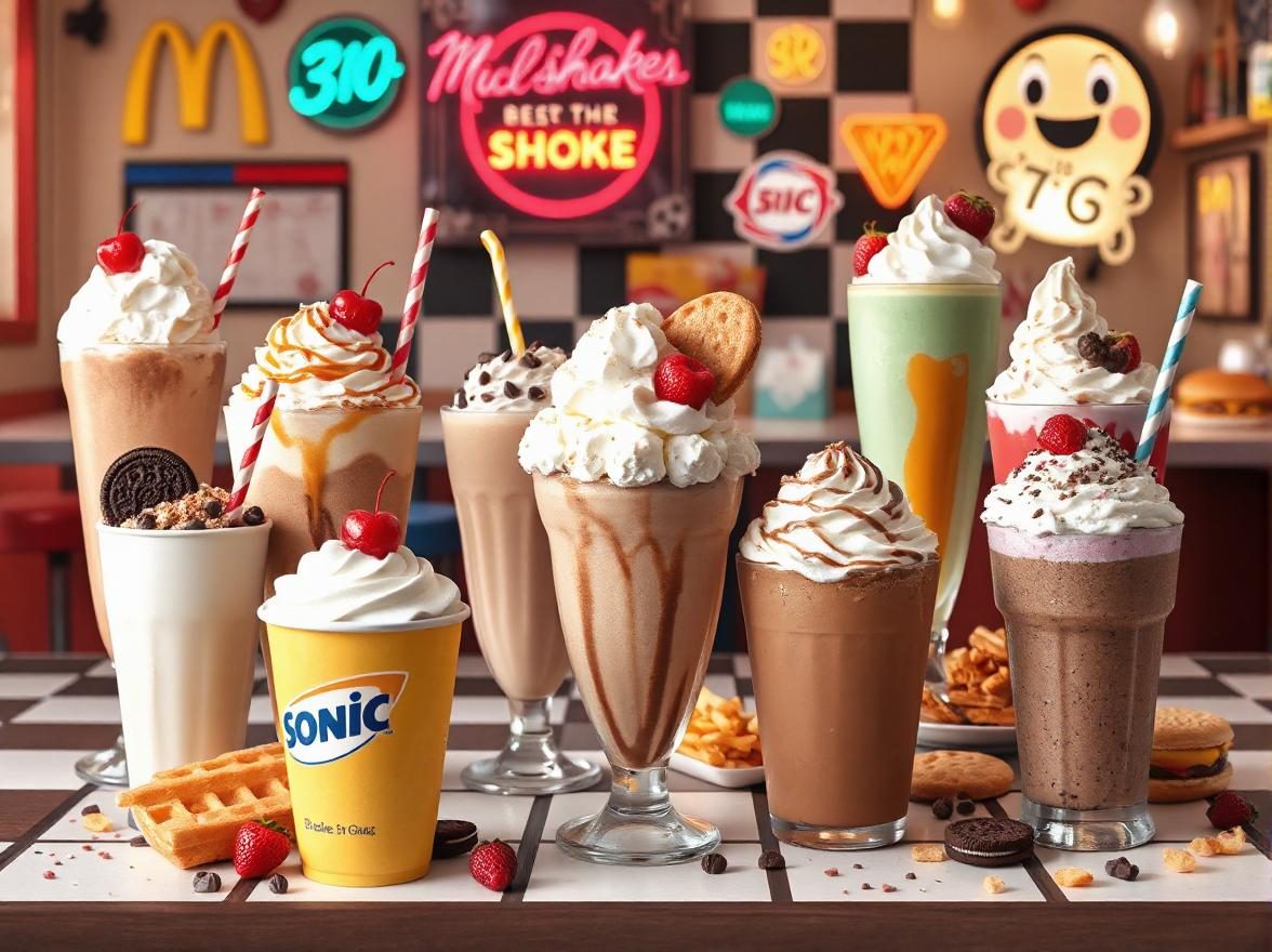 Top 10 Fast Food Restaurants with the Best Milkshakes