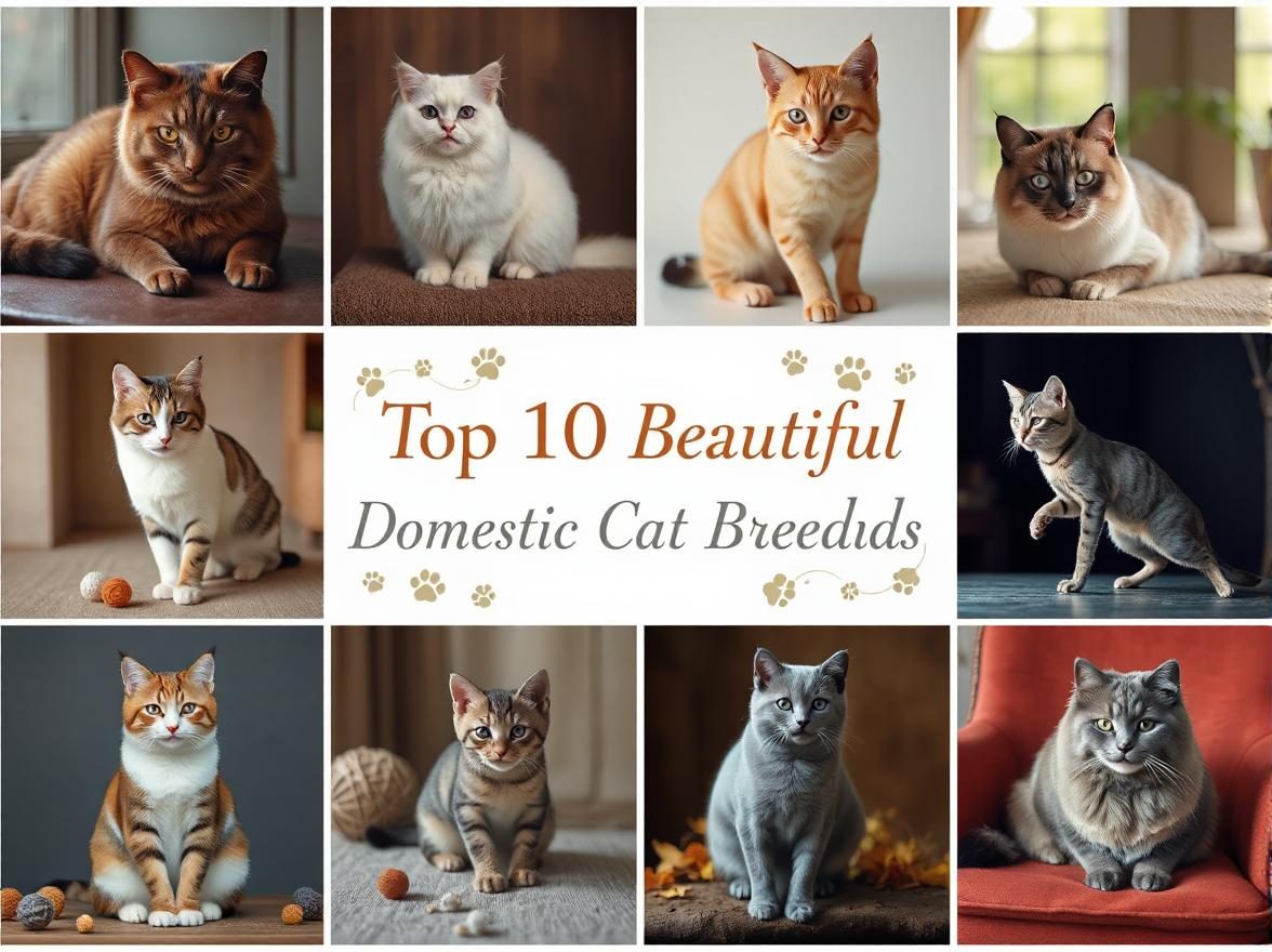 Top 10 Most Beautiful Domestic Cat Breeds You’ll Love