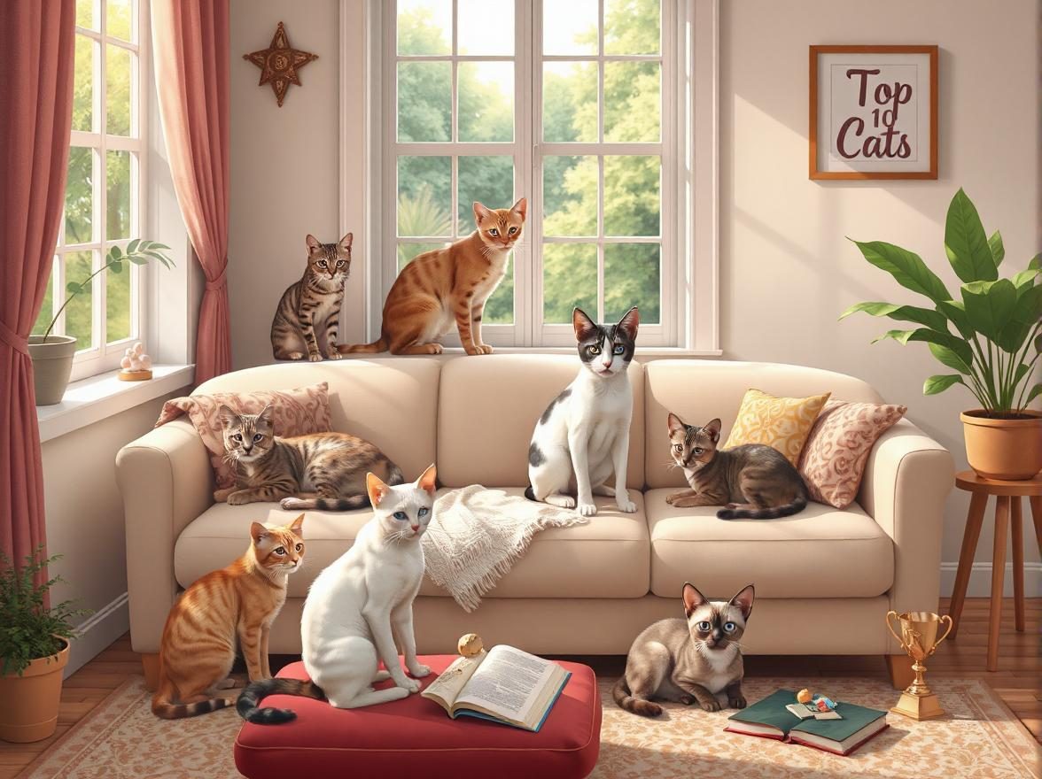 Top 10 Smartest and Most Beautiful Cat Breeds