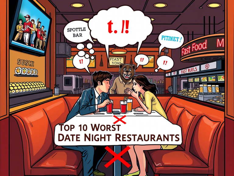 Top 10 Worst Date Night Restaurants to Avoid