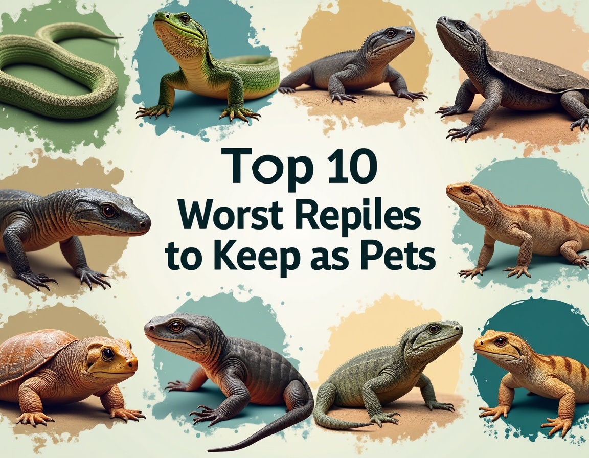 Top 10 Worst Reptiles to Keep as Pets: A Guide